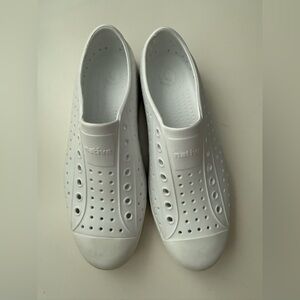 Native Women’s White Slip-On Shoes Like New Size W10 or M8